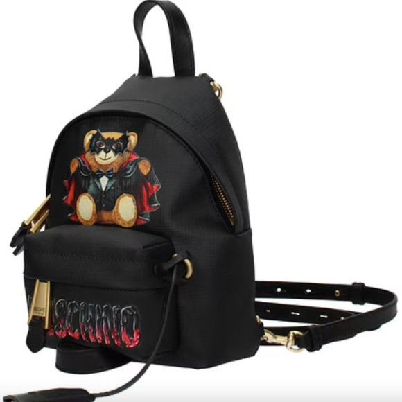 Moschino Bat Teddy Bear PU Mini Backpack Halloween main image 14